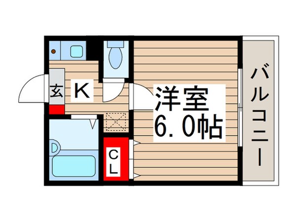 ティーズフラット押上の物件間取画像